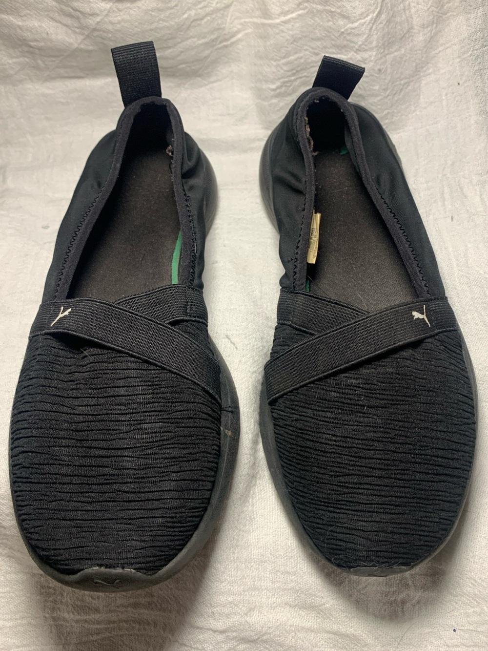 Puma Women's Casual Sneaker Loafers Black Size 8
